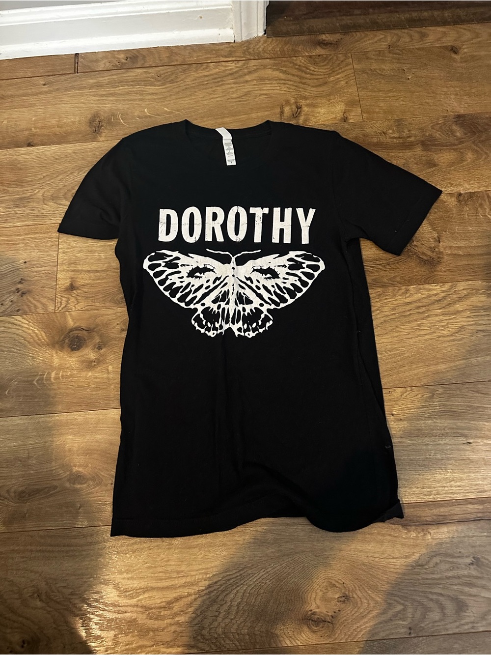 Dorothy Black Graphic Butterfly Tee